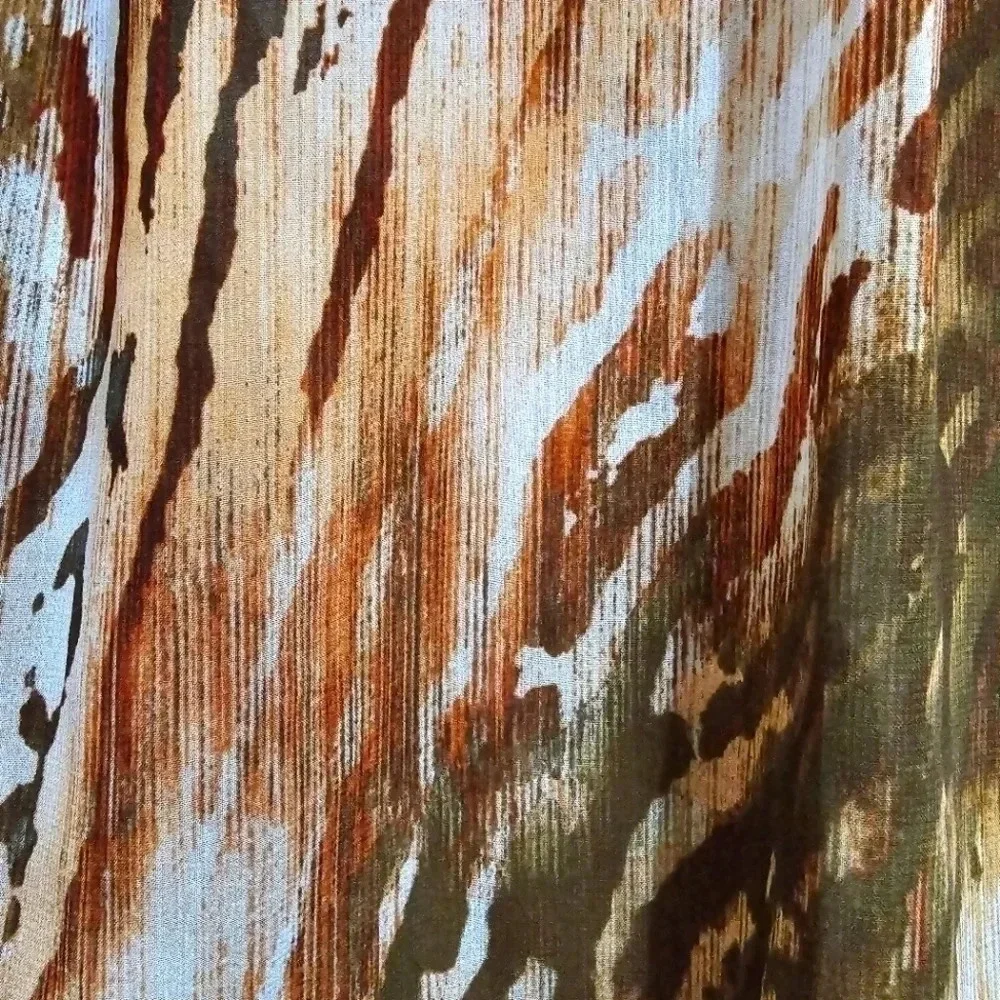 CHICOS 2 Neutral Zebra Chic Joceline Top Long Sleeve Sequin Collar - Picture 12 of 14